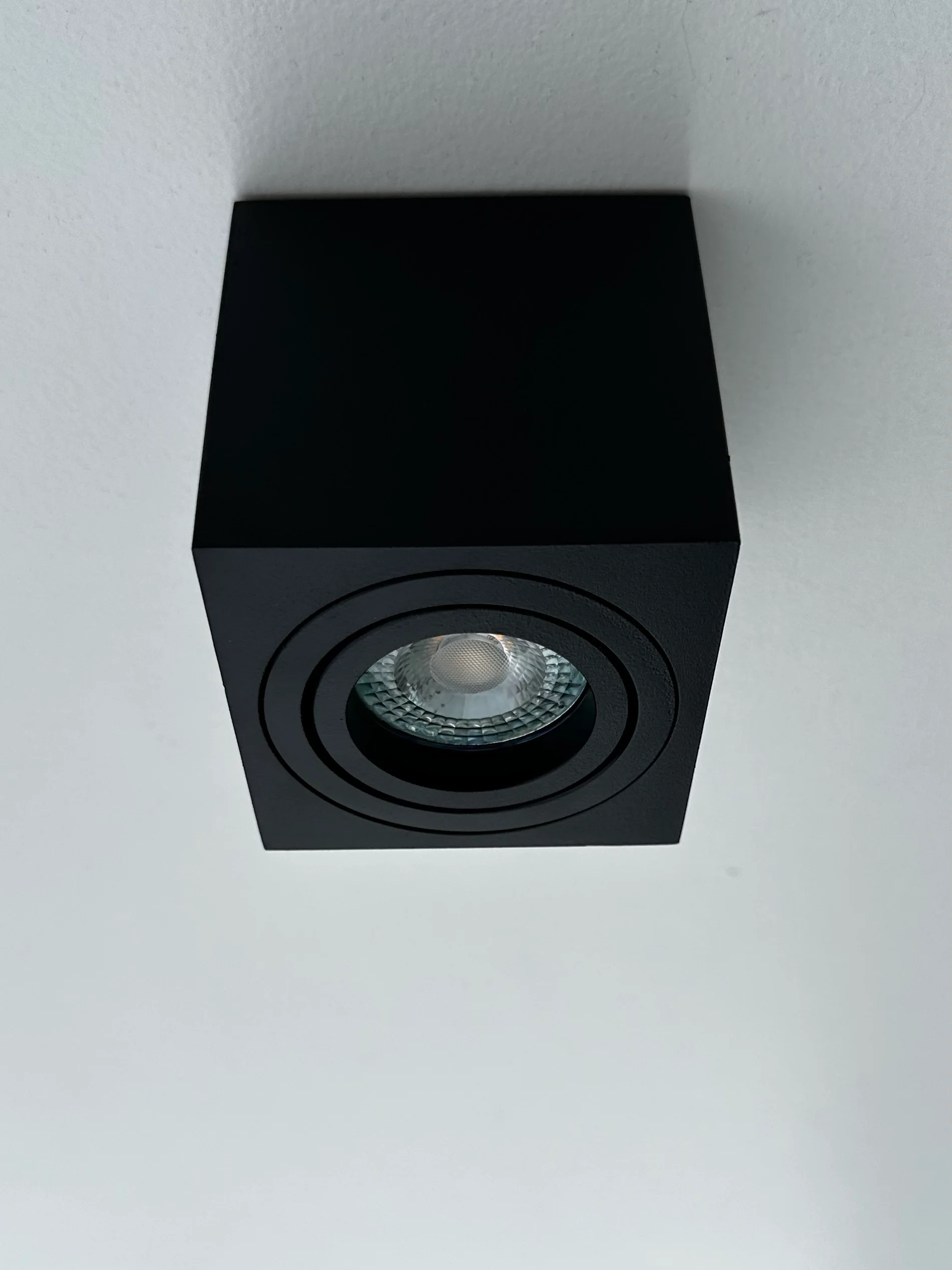 Faretto soffitto orientabile quadrato - Nero - Image 2