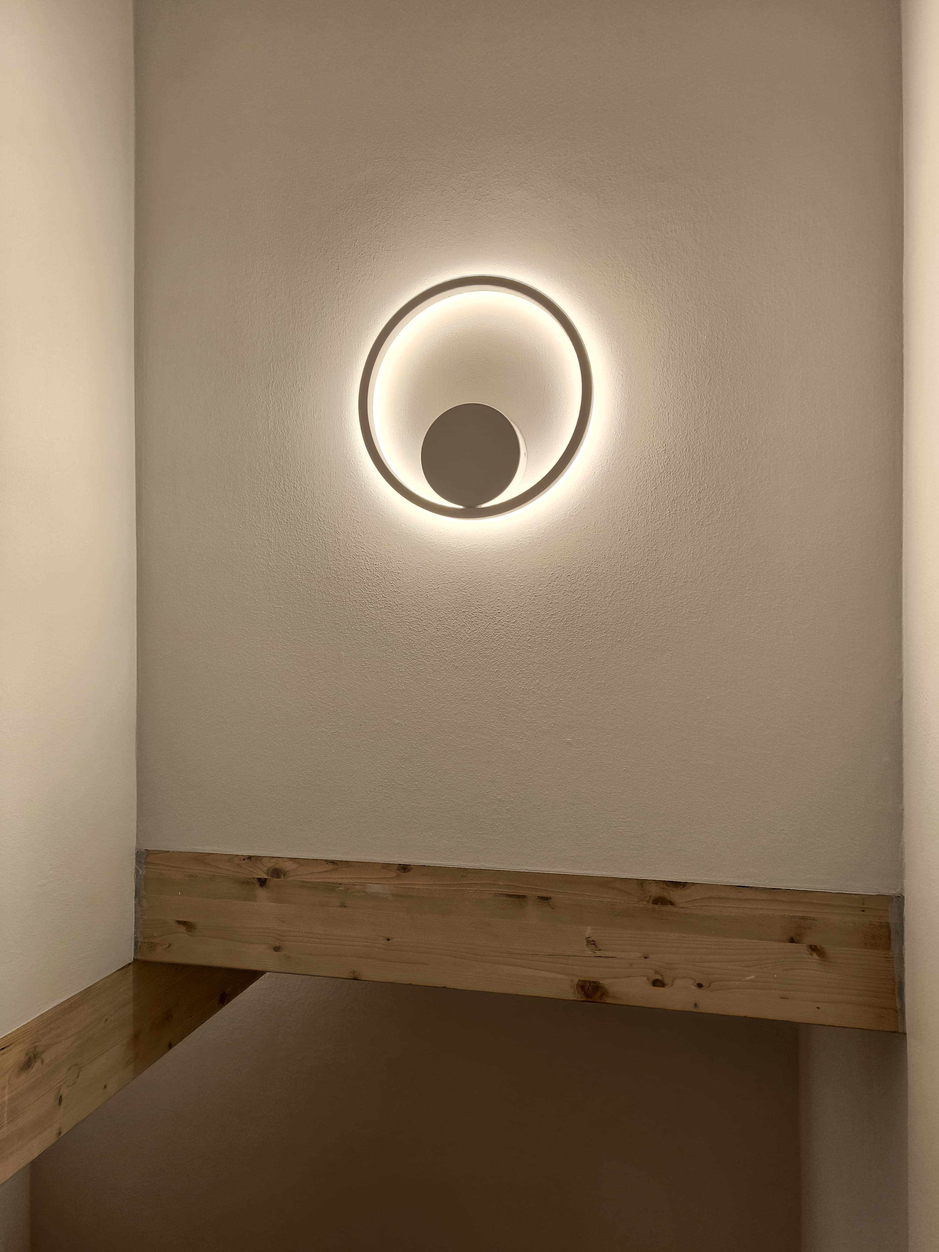 Plafoniera e Applique Eclisse luce indiretta - Bianco - Image 6