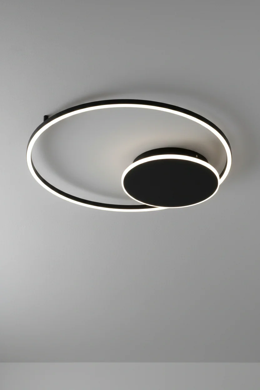 Plafoniera Eclisse - Nera