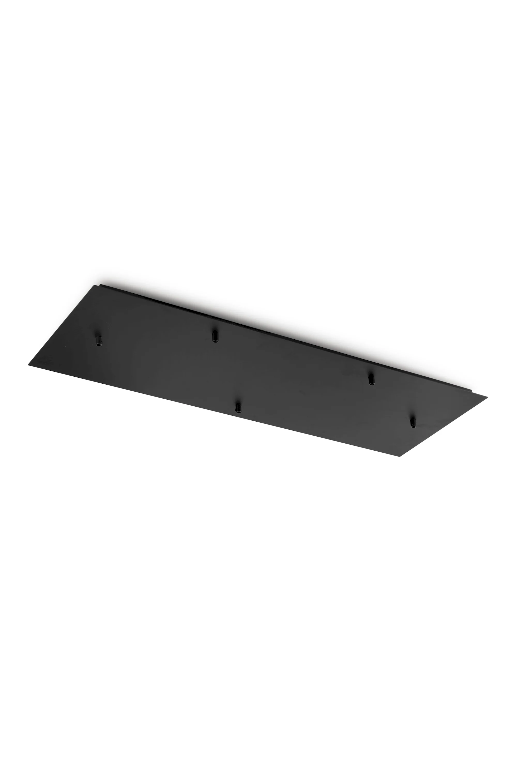 Rosone multiplo 5 uscite rettangolare - Nero