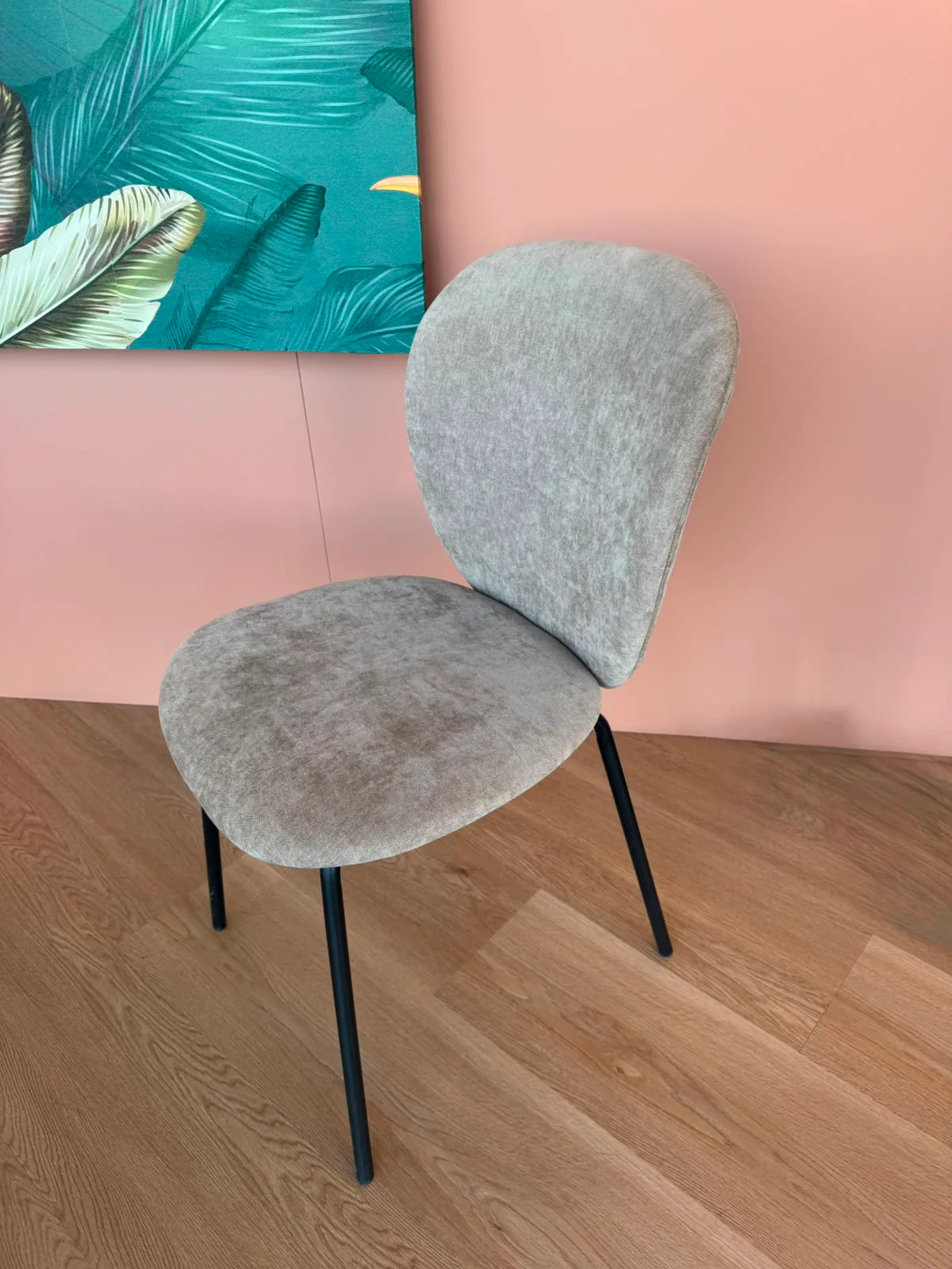 Set 2 poltrone Eva - tessuto beige - Image 7