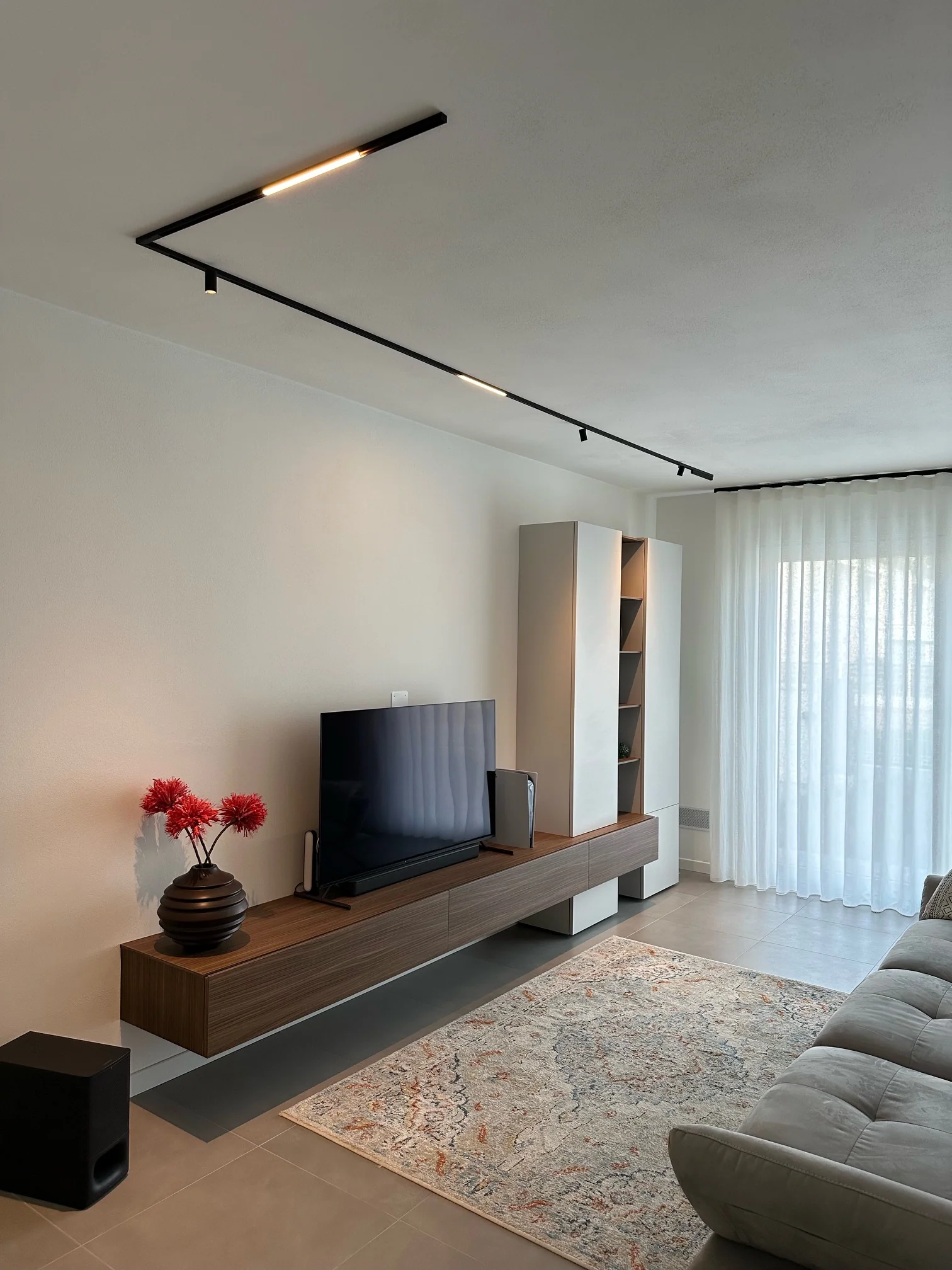 Sistema Karma - Modulo led diffuso 60cm - Nero - Image 3